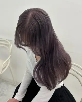 ロング 淡色ラベンダー♡ ニーナ🎀🦙のヘアスタイル