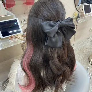 ヘアアレンジ 新宿/韓国ヘア 中明度カラー/かやのヘアスタイル