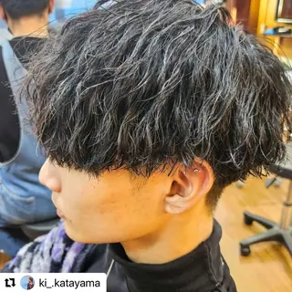 ミディアム カラー メンズ 🩷Eny terrace🩷のヘアスタイル