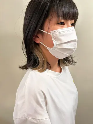 ミディアム カラー 塚田 銀太のヘアスタイル