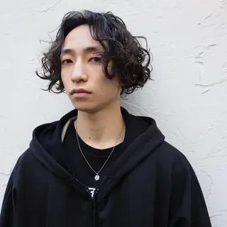 ミディアム パーマ Beronica所属・beronica ベロニカのヘアスタイル