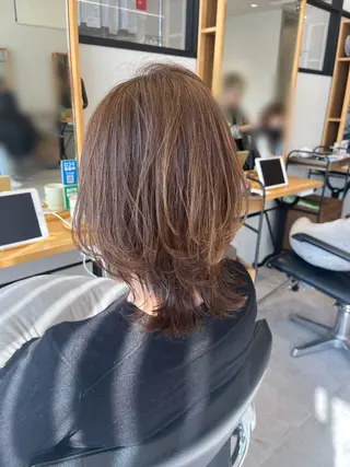 ミディアム 艶カラー asukaのヘアスタイル
