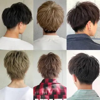 ショート カラー パーマ メンズ 【メンズサロン】 BLUCK 横浜のヘアスタイル