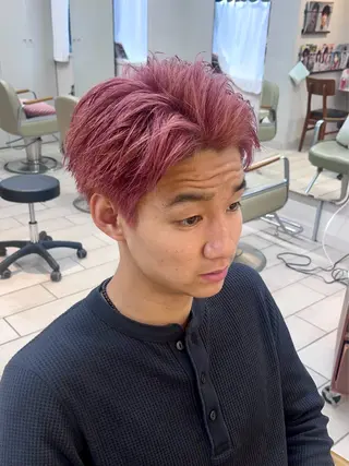 ショート カラー メンズ 田中 旭 横浜メンズ特化のヘアスタイル