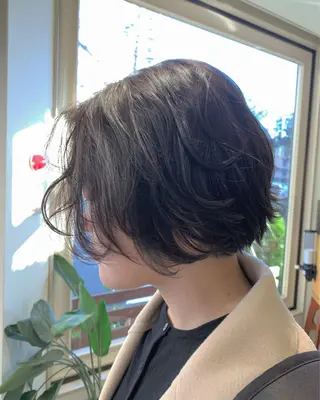 ショート カラー 似合わせカラー/艶 髪質改善/ヨシザキのヘアスタイル