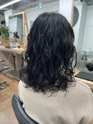 ミディアム ショート/ボブ/ パーマ/井上のヘアスタイル