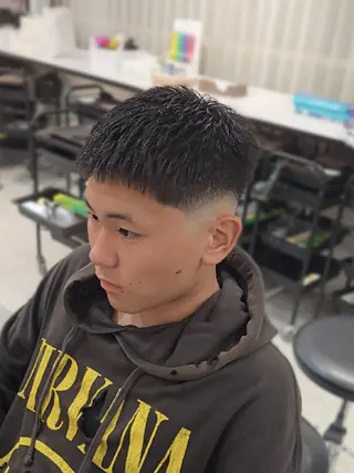 メンズ ショート Lapis 名古屋駅前店所属・LEN名古屋/パーマ 海外ヘア/メンズ特化のヘアスタイル