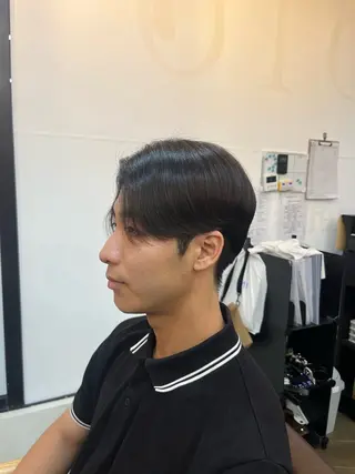 ショート パーマ メンズ 韓国風メンズ/毛流れ ヘアなら須田龍世のヘアスタイル
