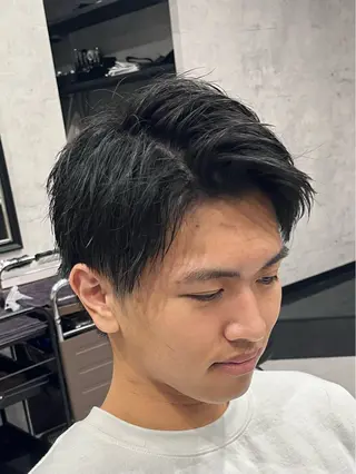 ショート メンズ 【店長】メンズ職人 短髪　ハイトーン🔥のヘアスタイル