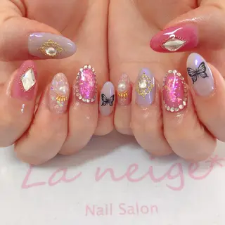 ネイル La neige* yuki 🥯🍑のネイルデザイン