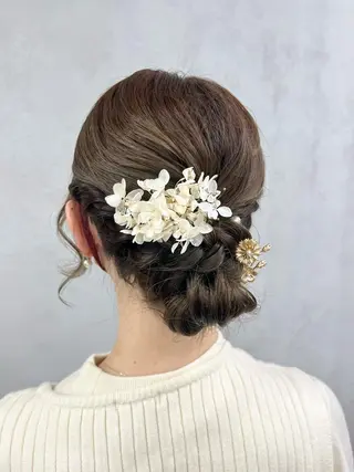 ミディアム ヘアアレンジ 🫧tomoka 透明感カラー🫧のヘアスタイル