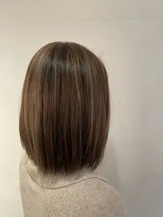 ミディアム カラー ヘッドスパ/カラー 葉月のヘアスタイル