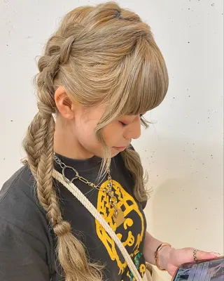 ヘアアレンジ 髪質改善/縮毛/新宿 🫧SUZUKA🫧のヘアスタイル