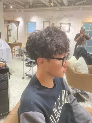 パーマ メンズ 進藤彪雅/メンズ/ 千葉駅【GENiE】のヘアスタイル