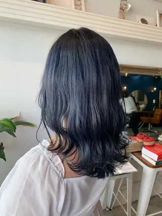 セミロング 大宮/山口 竣也のヘアスタイル