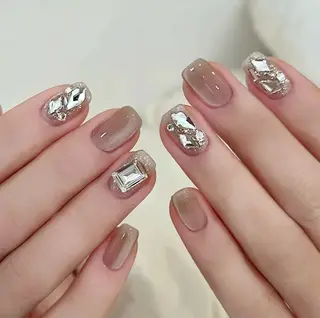 ネイル H3 Nail Tsuki🦋💙のネイルデザイン