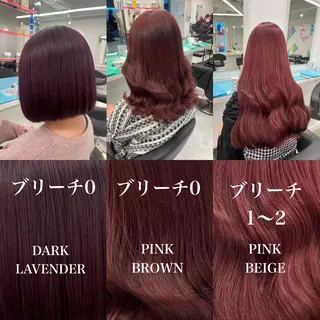 カラー ️🩷ハイトーン特化 RYUGA️🩵のヘアスタイル