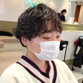 ショート パーマ メンズカット /パーマ🍀田畑玖音のヘアスタイル