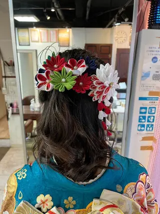 ミディアム ヘアアレンジ Active西新井店 【宗形 真帆】のヘアスタイル