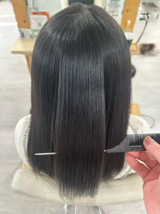 セミロング 💙まこと💙艶 カラー(Rico)のヘアスタイル