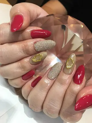 ロング ネイル glow_ nailのネイルデザイン