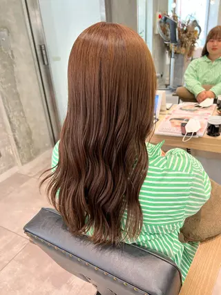 ロング カラー 🌞レイヤー×カラー 前川那津美🌞のヘアスタイル