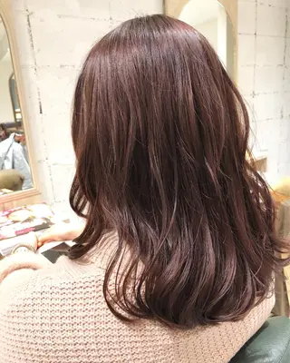 セミロング カラー 松田 和樹のヘアスタイル