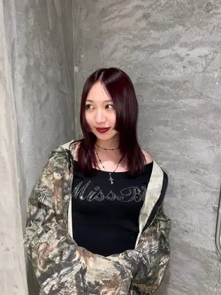 セミロング HIKARIS相川店所属・asada makotoのヘアスタイル