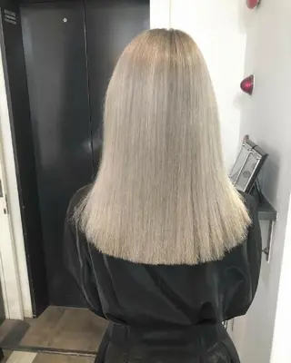 ミディアム ヘアアレンジ カラー GiseL 博多 ジゼル　博多のヘアスタイル