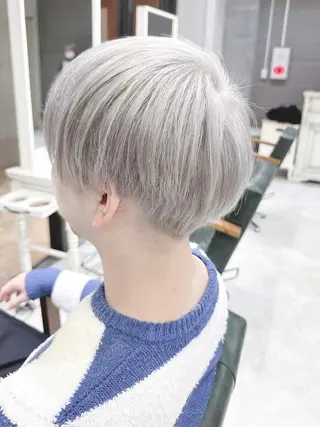 ショート カラー ヘアアレンジ メンズ 𝐑𝐈𝐍𝐊𝐀 🐣🩷のヘアスタイル