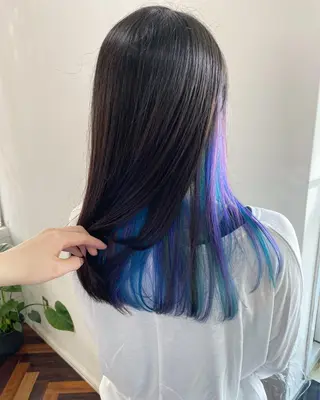 ロング カラー フラム所属・WATANABE MISAKIのヘアスタイル