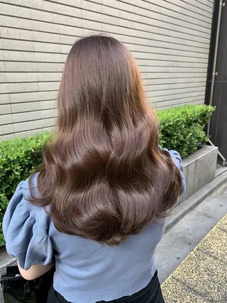 セミロング カラー ハイトーン/ブリーチ 💙みずき💙のヘアスタイル