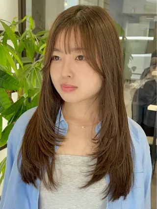 ロング カラー LUCK 本厚木店のヘアスタイル