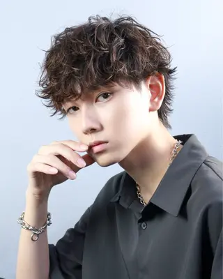 ショート パーマ メンズ I-LAND 【アイランド】所属・【メンズパーマ】 I-LANDのヘアスタイル