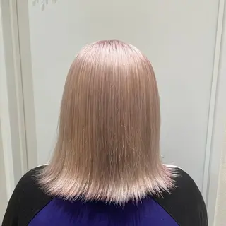 ミディアム カラー 🚀MOEKA ᵕ̈ ハイトーン💫のヘアスタイル