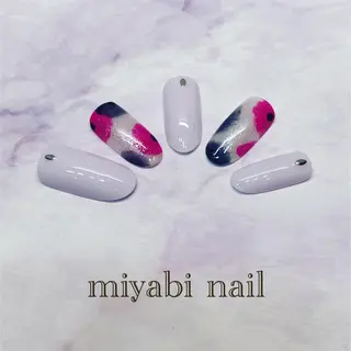 ネイル miyabi nail 桂川駅近くのネイルデザイン
