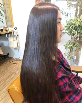 ロング カラー ヘアアレンジ 遠藤 拓馬のヘアスタイル