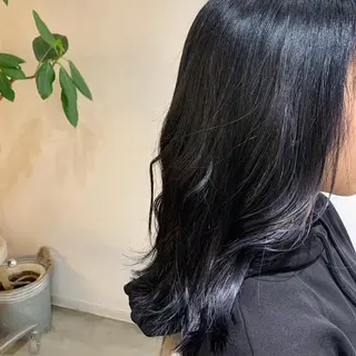 セミロング カラー 🍃marina🍃 韓国ヘア/Aujuaのヘアスタイル