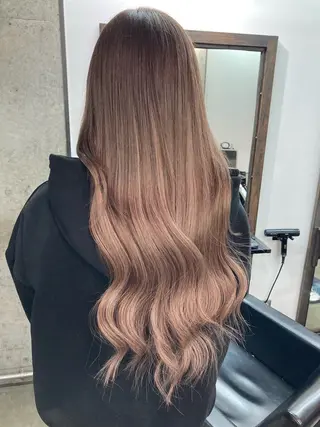 ロング ✨最安値✨エクステ カラー🌼つきな🌼のヘアスタイル