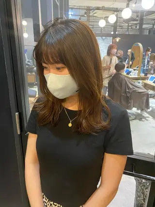 セミロング & Graph. 立川🥣🌿のヘアスタイル