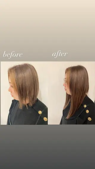 ロング 【骨格診断】佃 知南のヘアスタイル