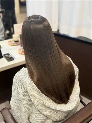 ロング カラー 韓国×髪質改善カラー 💎hinaのヘアスタイル