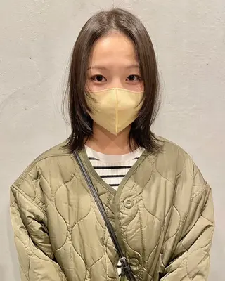 ミディアム LUVISM 神田こころのヘアスタイル