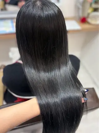 ロング カラー 寒色/艶カラー 🐺❄️/ yuu.のヘアスタイル