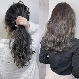 ロング カラー _WHITE上本町 上本町店のヘアスタイル