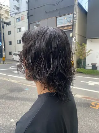 パーマ メンズ 🌴パーマオタク🌴 長谷川　諒佑🌈のヘアスタイル