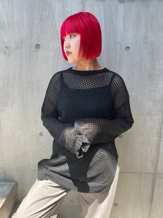 カラー VISION   aoyama所属・かがやしづ ⭐️ハイトーンのヘアスタイル