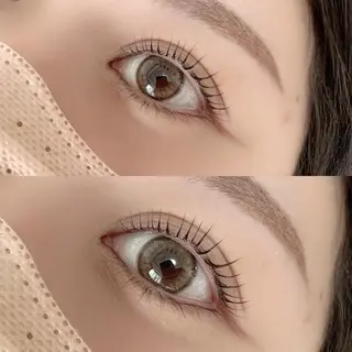 マツエク・マツパ 【那覇/束感まつ毛】 ｷｬﾒﾙのマツエク・マツパデザイン