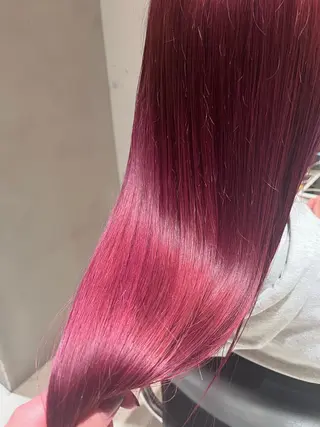 ロング カラー カジュアルを女っぽく 𝗮𝘆𝗮𝗰𝗼のヘアスタイル