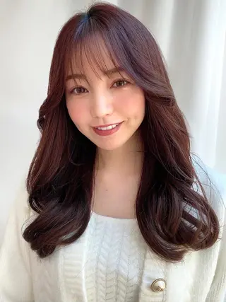 セミロング 韓国ヘア🇰🇷髪質 改善たけるのヘアスタイル